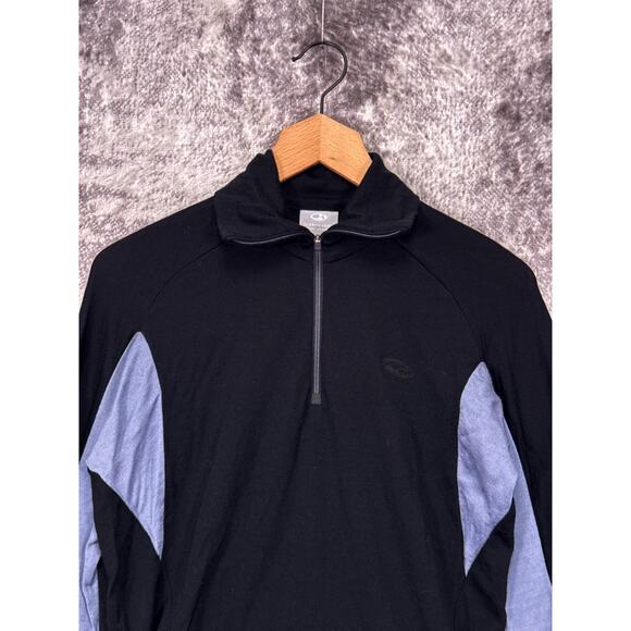 Icebreaker Base Layer Large Womens Bodyfit 260 Pure Merino Wool 1/4 Zip - Picture 2 of 9